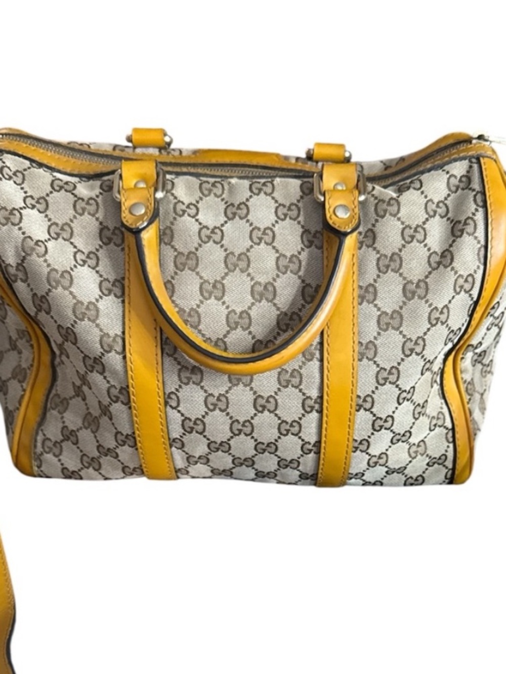 Authentic Gucci Boston bag with strap